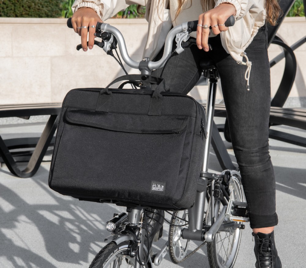 Brompton Metro City Bag Medium in Black, On Your Bike